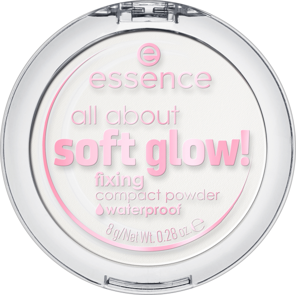 Essence All About Soft Glow! wodoodporny puder utrwalający, 8g, ref.954250