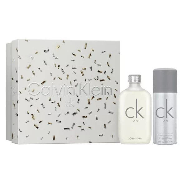 Calvin Klein CK One zestaw woda toaletowa spray 100ml + dezodorant spray 150ml (U)
