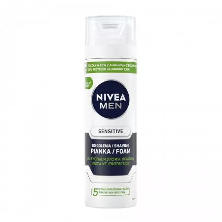 Nivea Men Sensitive łagodząca pianka do golenia 200ml
