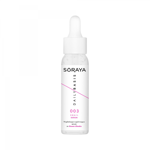 Soraya Daily basis, snail serum wygładzająco-ujędrniające do twarzy, 30ml