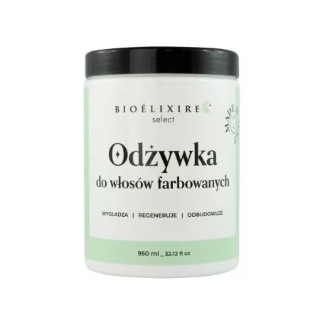 Bioelixire Select, odżywka do włosów farbowanych, 950ml