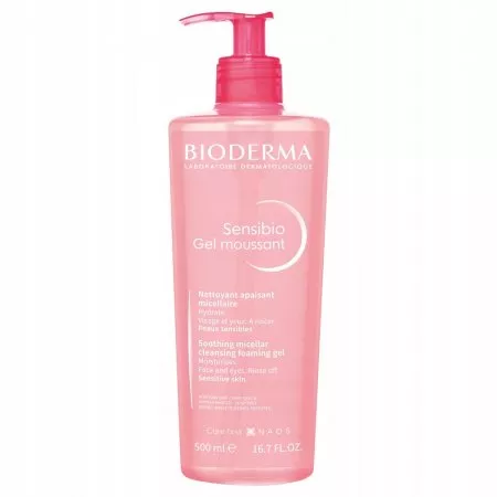 Bioderma Sensibio Gel Moussant łagodzący żel micelarny do twarzy 500ml