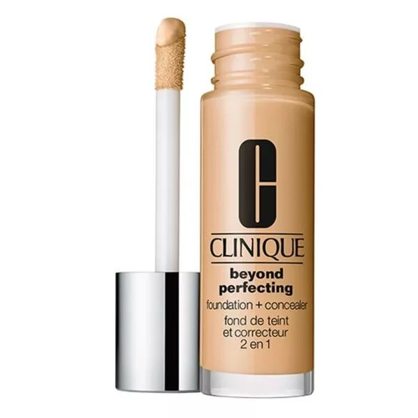 Clinique, Beyond Perfecting Foundation + Concealer silnie kryjący podkład i korektor w jednym 01 Linen 30ml