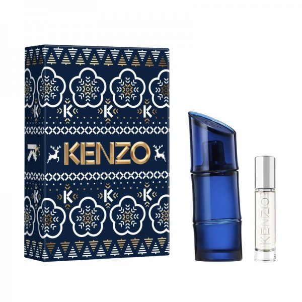 Kenzo Homme Intense zestaw woda toaletowa spray 60ml + woda toaletowa spray 10ml (M)