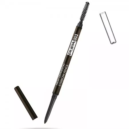 PUPA BrowMania, High Definition Eyebrow Pencil, precyzyjna kredka do brwi, 1,08g, 003 Dark Brown
