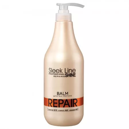 Stapiz Sleek Line Repair Balm balsam z jedwabiem do włosów zniszczonych 1000ml