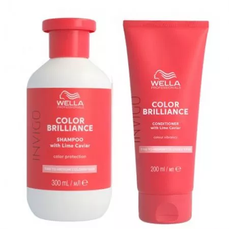 Wella INVIGO Color Brilliance, zestaw do włosów farbowanych, włosy cienkie i normalne, szampon + odżywka