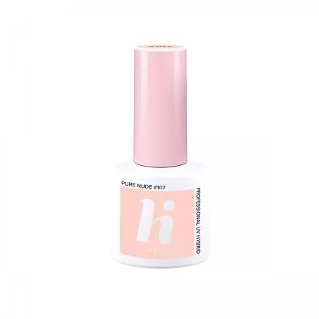 hi hybrid, lakier hybrydowy, 5ml, #107 Pure Nude