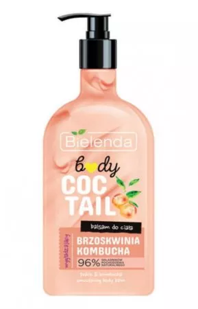 Bielenda Body Coctail Wygładzający Balsam Do Ciała Brzoskwinia + Kombucha, 400ml