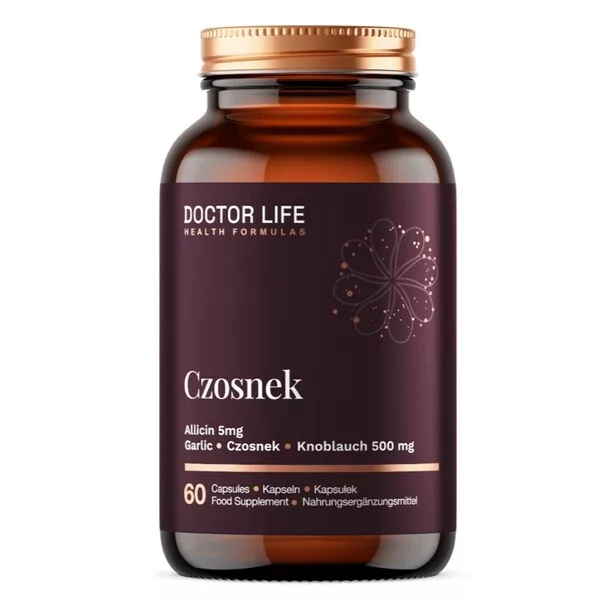 Doctor Life Czosnek Allicin 5mg suplement diety 60 kapsułek