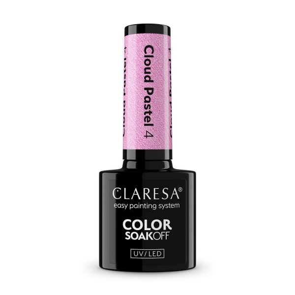 Claresa Color Soak Off UV/LED Cloud Pastel lakier hybrydowy 4 5g