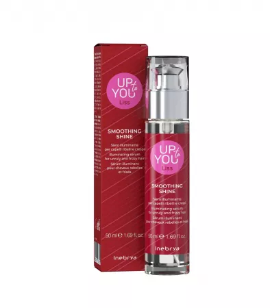 Inebrya Up To You Smoothing, nabłyszczające serum do włosów puszących się, 50ml