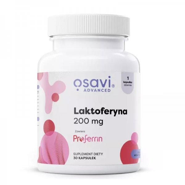 Osavi Laktoferyna 200mg suplement diety 30 kapsułek