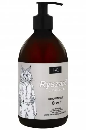 LaQ Ryszard z Bieszczad, żel pod prysznic 8w1 pastelowy, 500ml