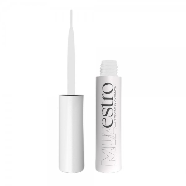 Clavier MUAestro klej do kępek rzęs z pędzelkiem Biały 5g