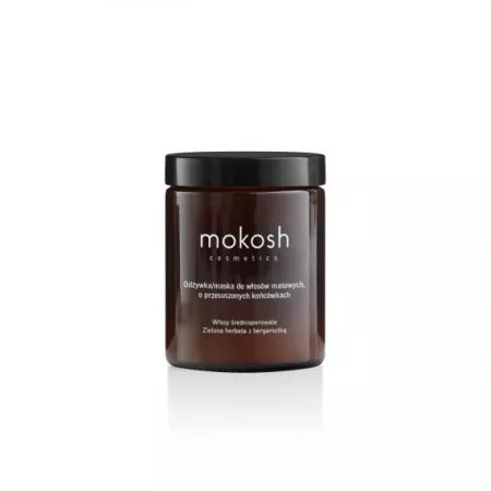 Mokosh, odżywka/maska do włosów matowych, Zielona herbata z bergamotką, 180ml
