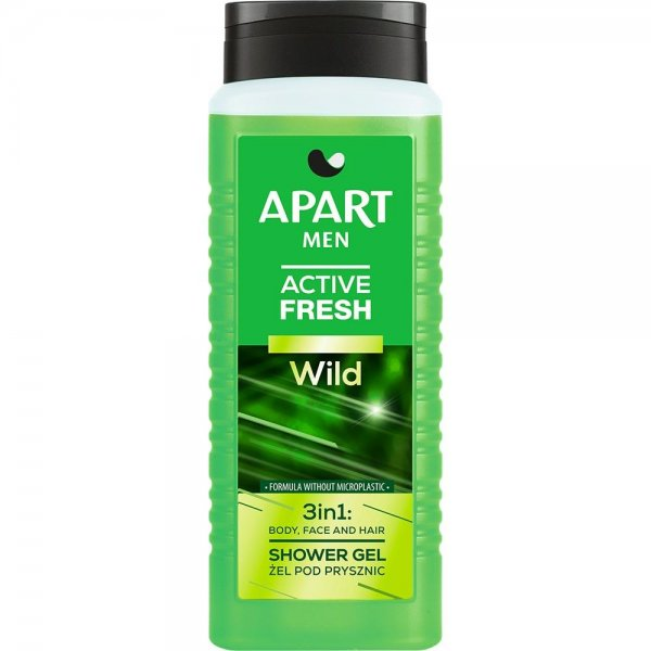 Apart Natural Men żel pod prysznic 3w1 Active Fresh Wild 500ml