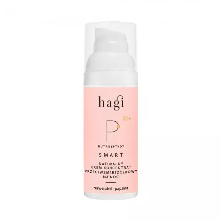 Hagi Smart P naturalny krem-koncentrat przeciwzmarszczkowy na noc 50ml