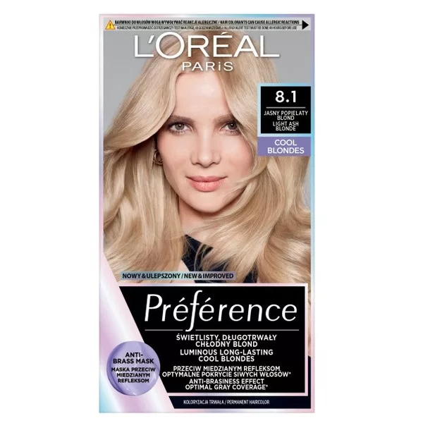 L'Oreal Paris Preference Farba do włosów 8.1 Copenhague