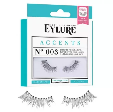 Eylure Accents, sztuczne rzęsy do zewnętrznego kącika, N 003