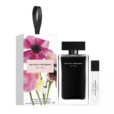 Narciso Rodriguez Zestaw For Her woda toaletowa spray 100ml + Pure Musc For Her woda perfumowana spray 10ml (W)