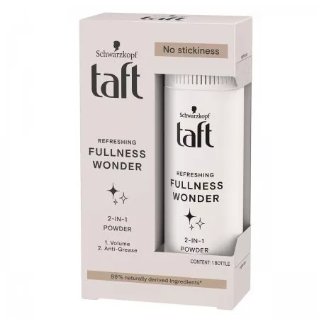 Schwarzkopf Taft Fullness Wonder 2w1 puder do włosów nadający objętość i odświeżenie 10g