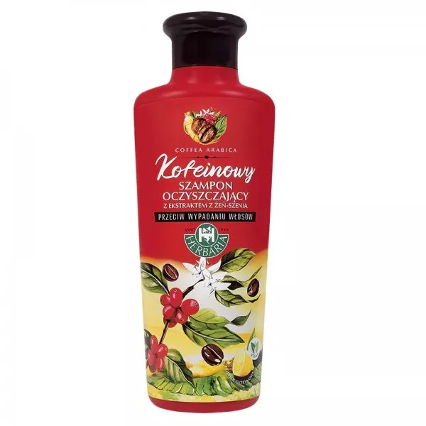 Herbaria Banfi kofeinowy szampon oczyszczający z ekstraktem z żeń-szenia 250ml