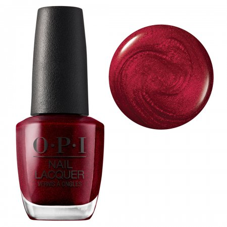 OPI Nail Lacquer, klasyczny lakier do paznokci, I Am Not Really A Waitress ? NLH08, czerwony, 15ml