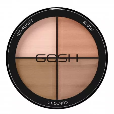 Gosh, Contourn Strobe Kit, paleta do konturowania twarzy, 15g, 001 Light