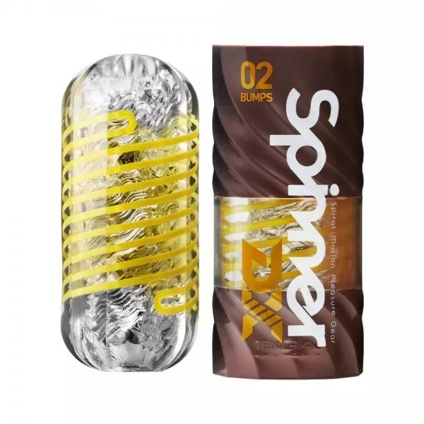 Tenga Spinner DX masturbator wielokrotnego użytku 02 Bumps