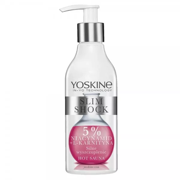 Yoskine Slim Shock balsam wyszczuplający 5% Niacynamid + L-Karnityna 200ml