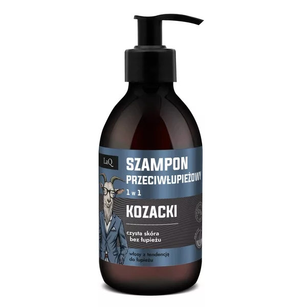 LaQ Kozioł z Klasą, szampon 1w1 przeciwłupieżowy, 300ml