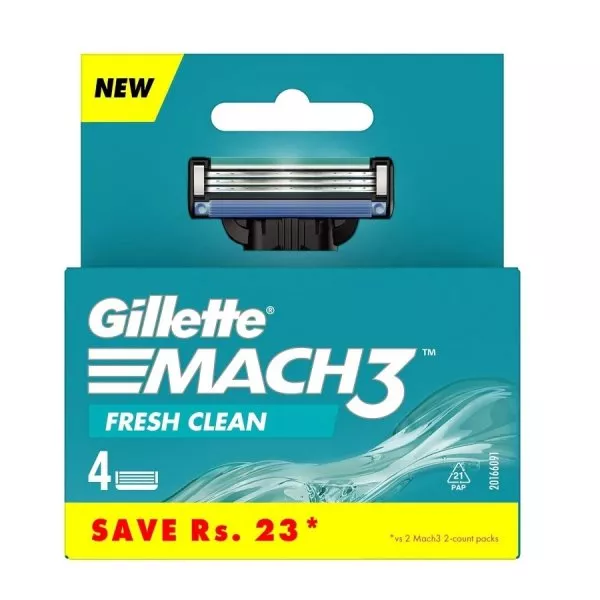 Gillette Mach3 Fresh Clean wymienne ostrza do maszynki do golenia 4szt.
