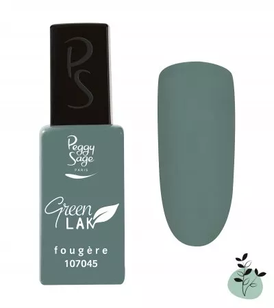 Peggy Sage Green Lak, lakier do paznokci utwardzany lampą UV/LED, fougere, 10ml