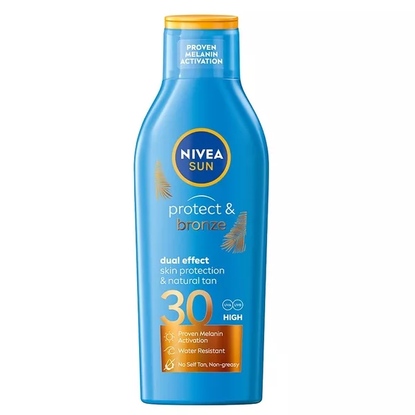 Nivea Protect & Bronze mleczko do opalania SPF30 z aktywatorem opalenizny 200ml