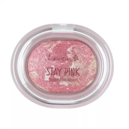 Lovely Stay Pink Baked Blusher wypiekany róż do policzków 3.5g