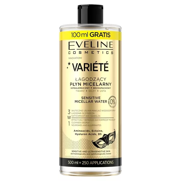 Eveline Cosmetics Variete łagodzący płyn micelarny 500ml
