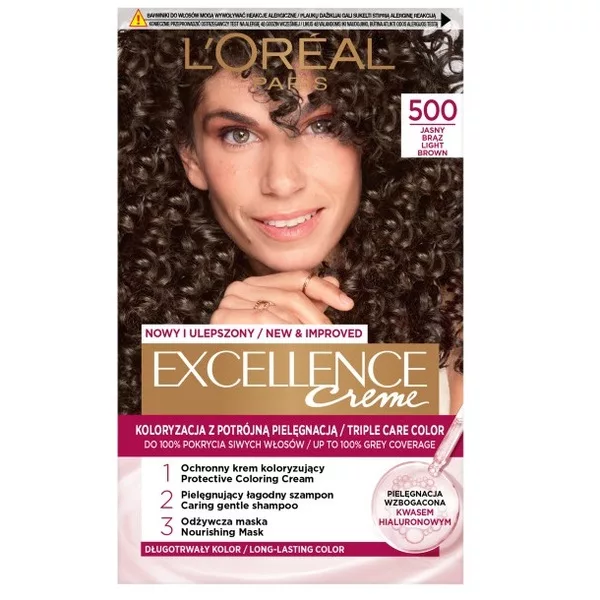 L'Oreal Paris Excellence Creme Farba do włosów 5 Jasny brąz
