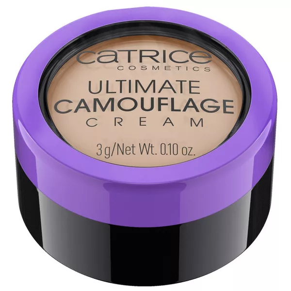 Catrice Ultimate Camouflage Cream, trwały, kremowy korektor, N Light Beige 020, 3g
