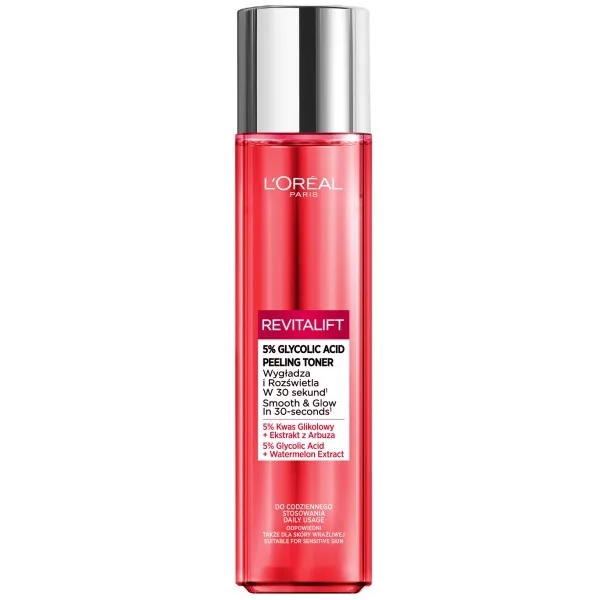 L'Oreal Paris Revitalift Złuszczający tonik z kwasem glikolowym, 180ml