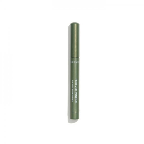 Gosh Forever Mineral, cień do powiek w sztyfcie wodoodporny, 009 Olive Green, 1.4g