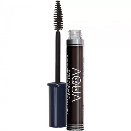 Kryolan, wodna maskara do koloryzowania włosów, 11ml, BLACK BROWN