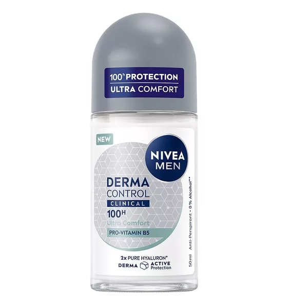 Nivea Men Derma Control Clinical Ultra Comfort antyperspirant w kulce 50ml (M)