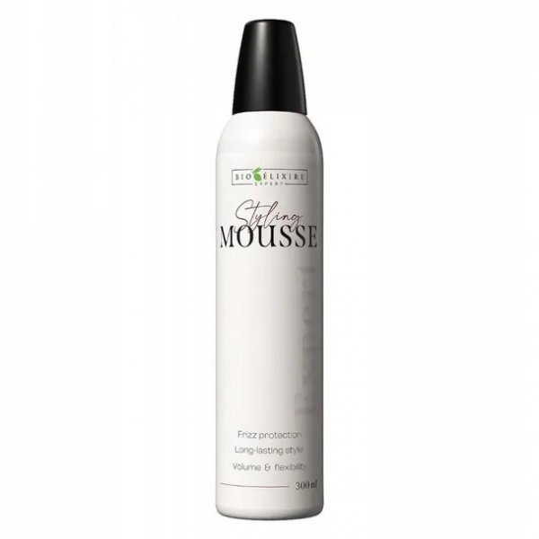 Bioelixire Expert Styling Mousse, pianka do stylizacji włosów z kolagenem, 300ml