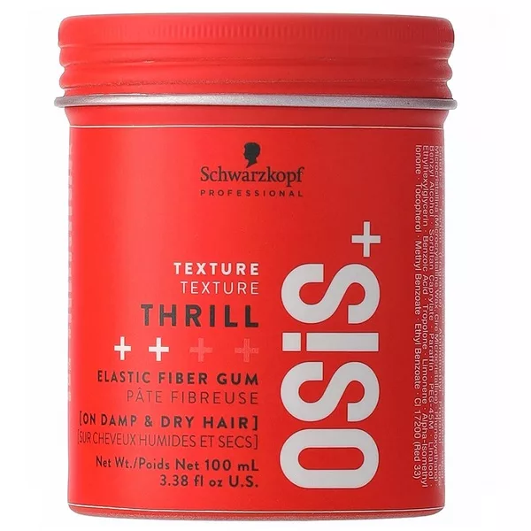 Schwarzkopf OSIS+ Thrill, włóknista guma do włosów, 100ml