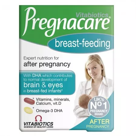 Vitabiotics Pregnacare Breast-feeding suplement diety dla mam karmiących piersiom 84 tabletki/kapsułki