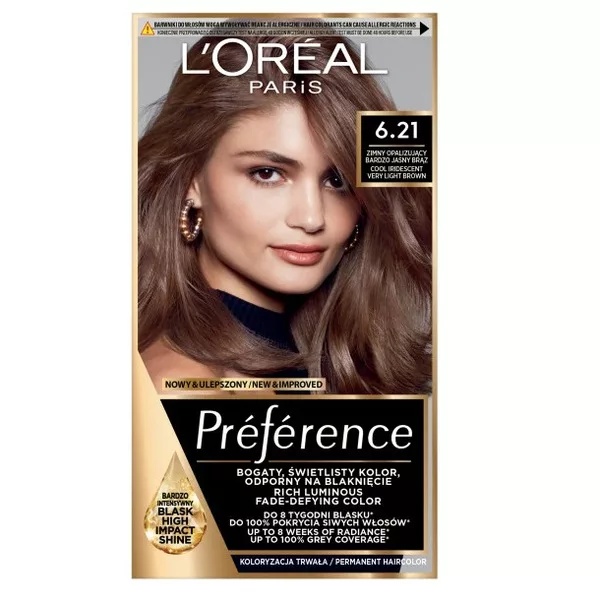 L'Oreal Paris Preference Farba do włosów 6.21 Opera