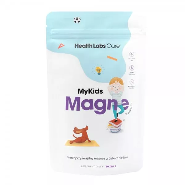 HealthLabs MyKids Magne suplement diety dla dzieci 60 żelek