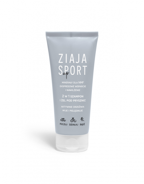 Ziaja Sport, 2w1 szampon i żel pod prysznic, 200ml, ref.00354