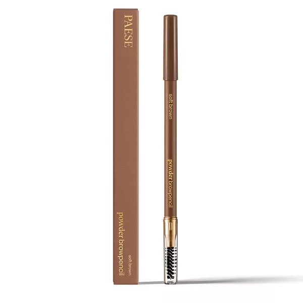 Paese, Powder Brow Pencil pudrowa kredka do brwi Soft Brown 1,19g